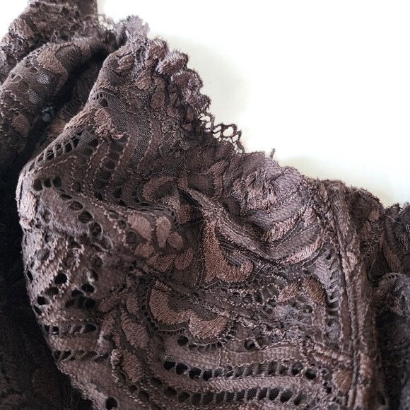 Change brown lace bra 34K US 34H UK - Picture 2 of 11